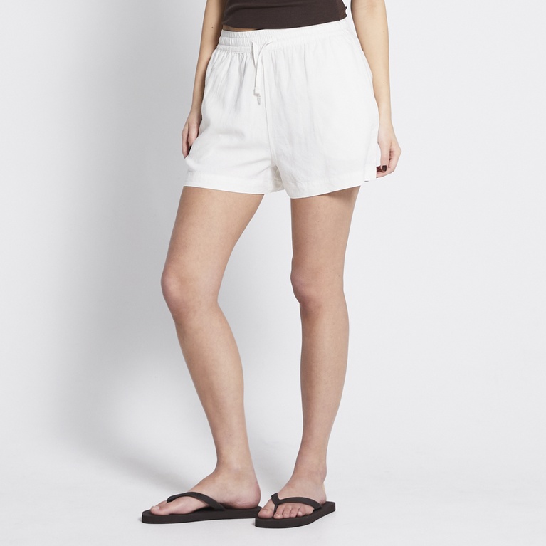 Linen blend shorts "Daphne Shorts" Off white